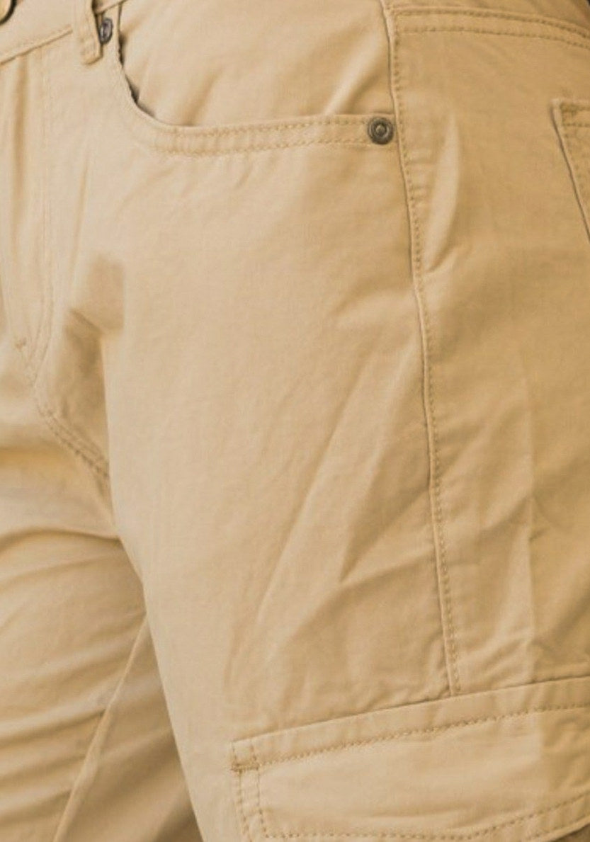 Flap Pocket Wide Leg Pants