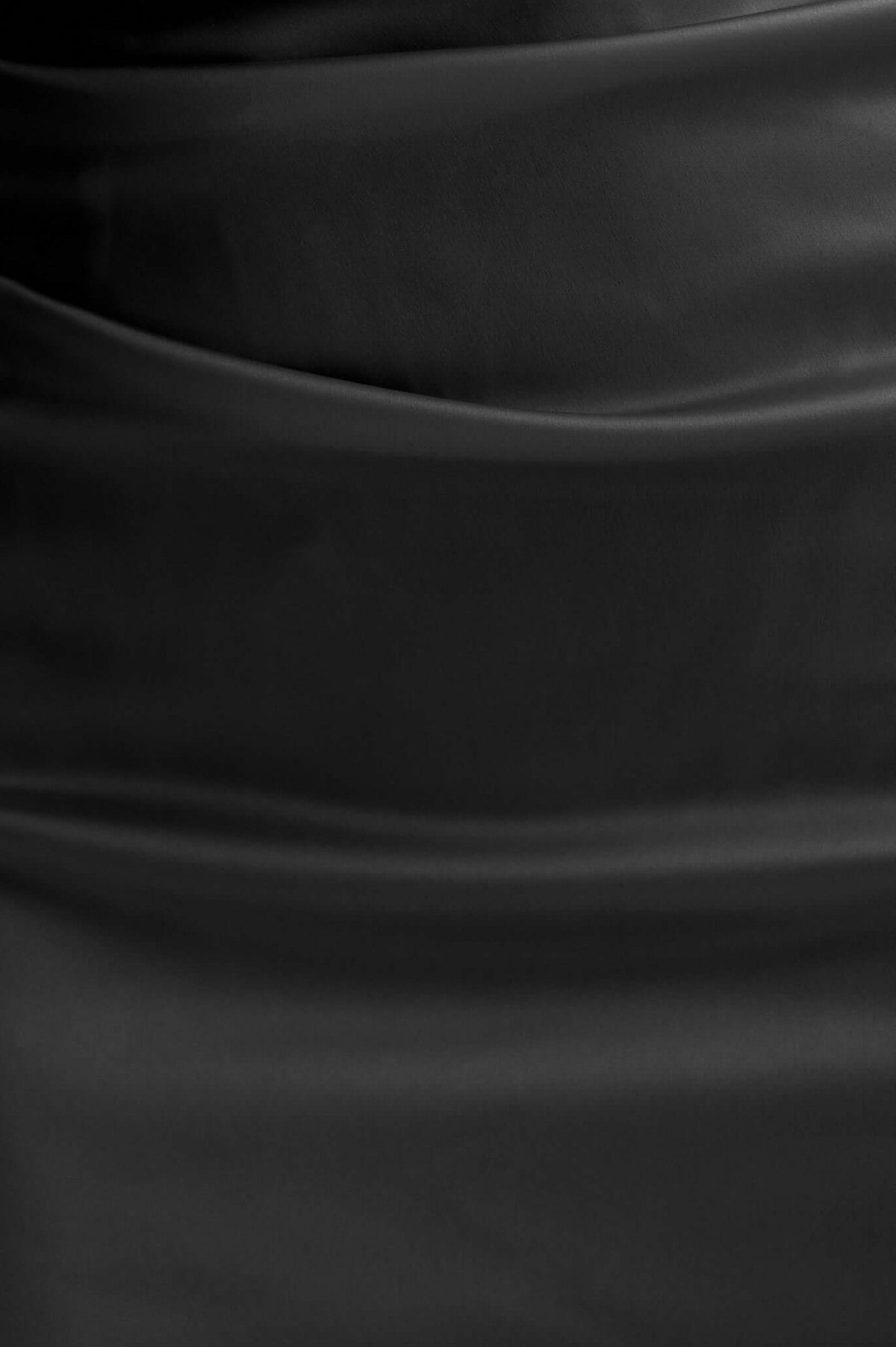 Satin One Shoulder Maxi Dress
