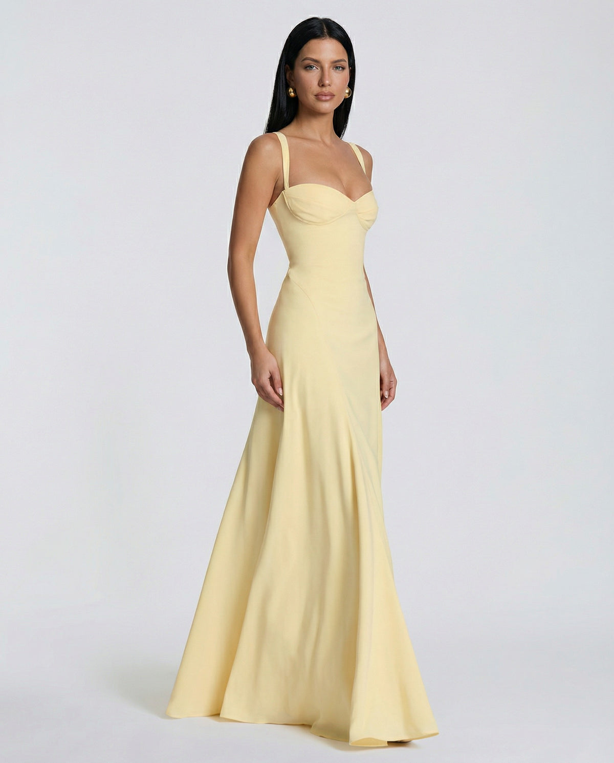 Sweetheart Bustier Maxi Dress