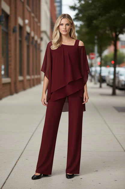 Chiffon Layered Matching Set