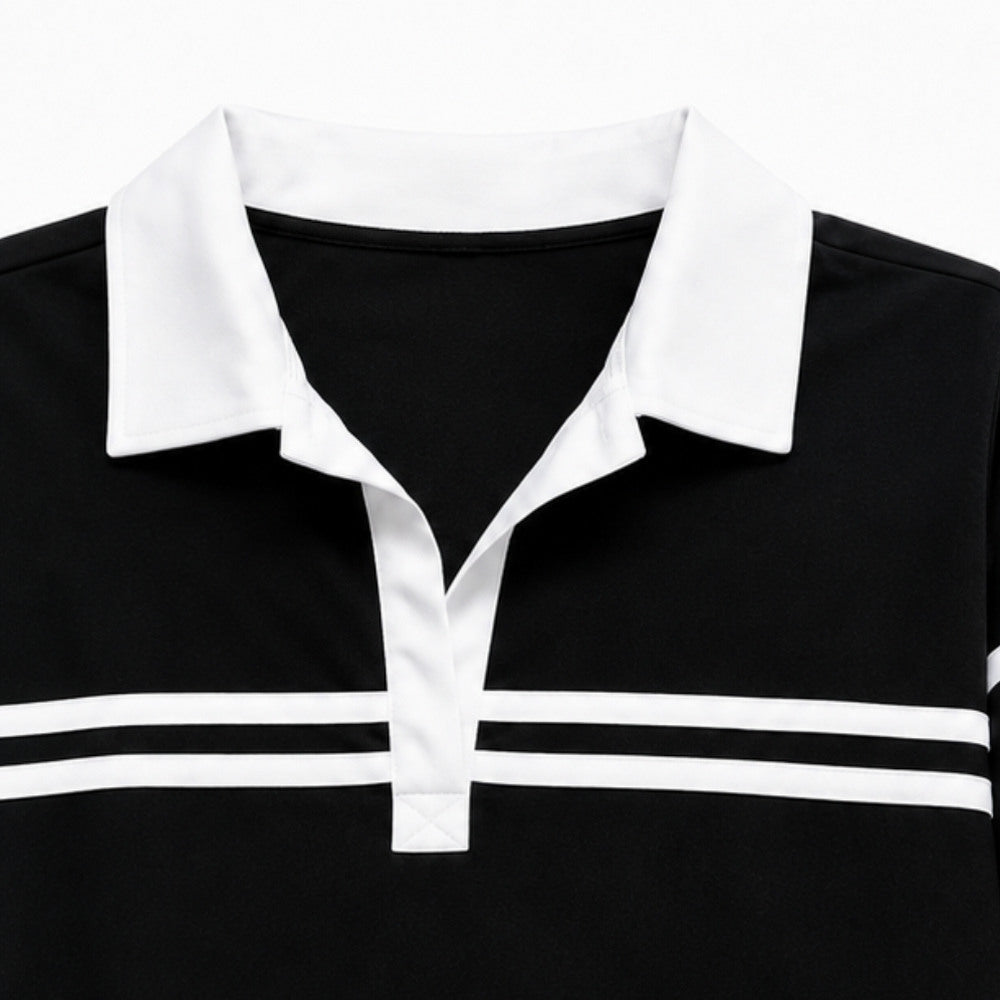 Collared Long Sleeve Two Piece Set