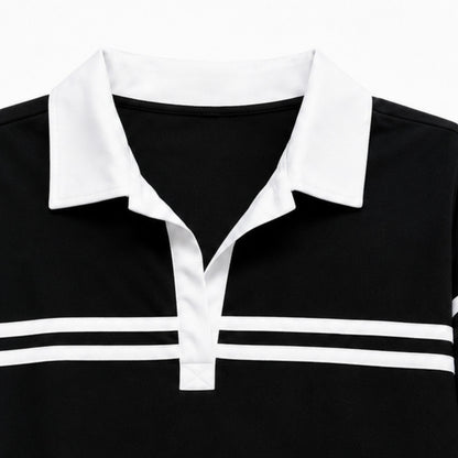Collared Long Sleeve Two Piece Set