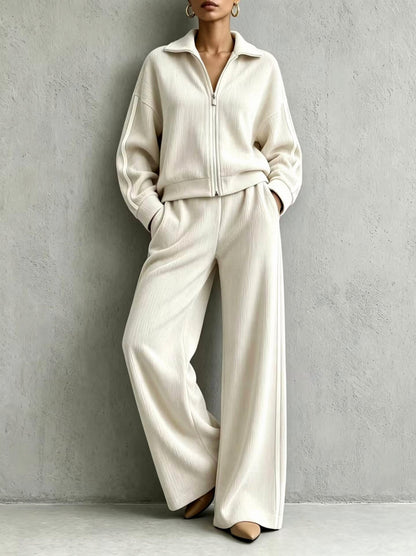 Corduroy Long Sleeve Two Piece Set
