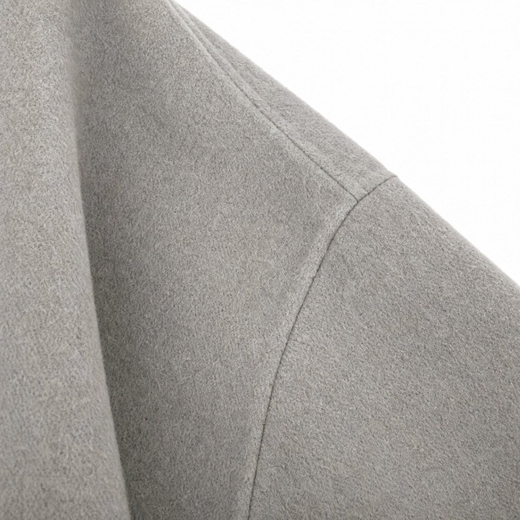 Cowl Neck Button Detail Jacket