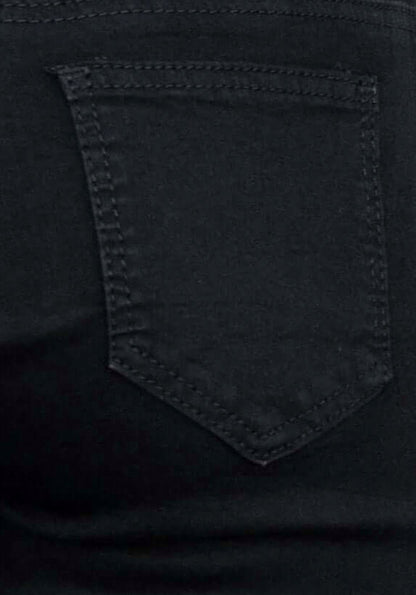Denim Elastic Waist Skinny Pants