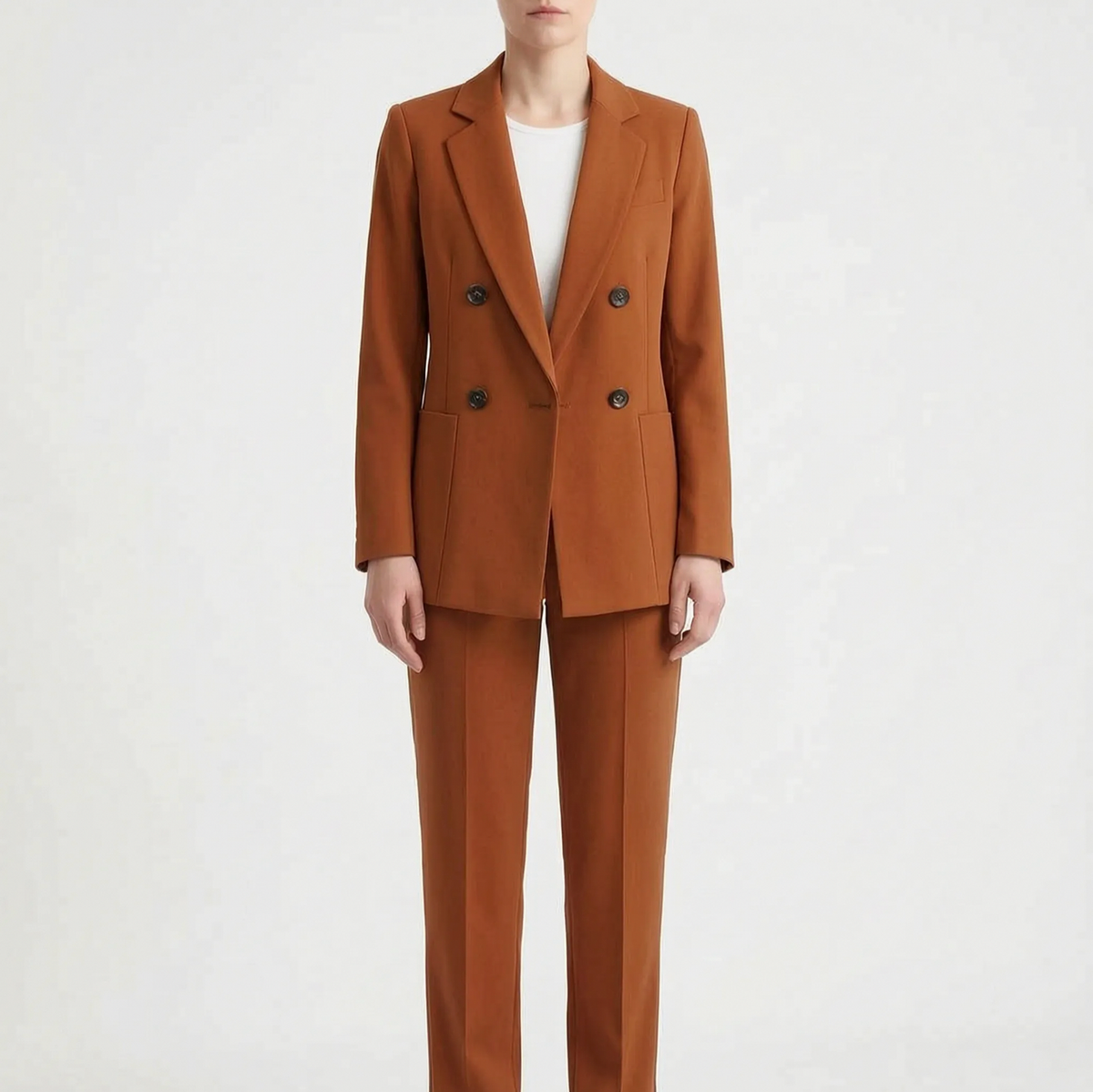 Double Breasted Blazer and Pants Set