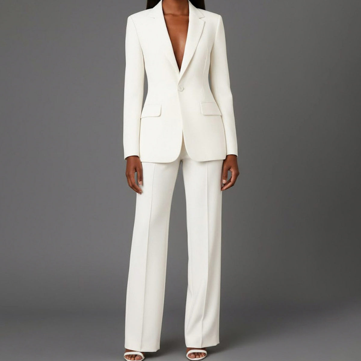 Fitted Long Sleeve Matching Set