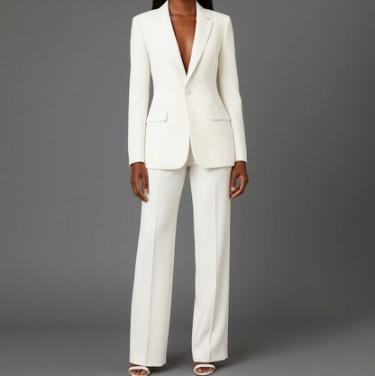 Fitted Long Sleeve Matching Set