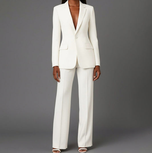Fitted Long Sleeve Matching Set