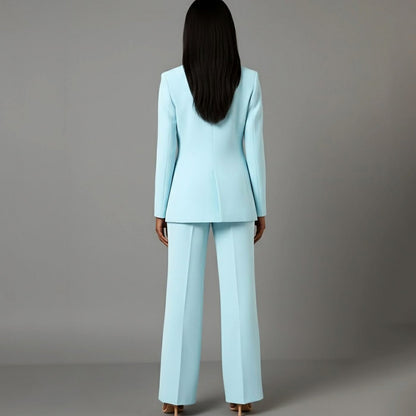 Fitted Long Sleeve Matching Set