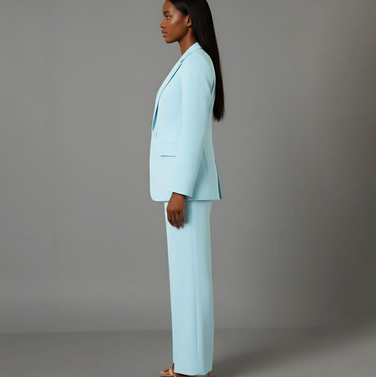 Fitted Long Sleeve Matching Set