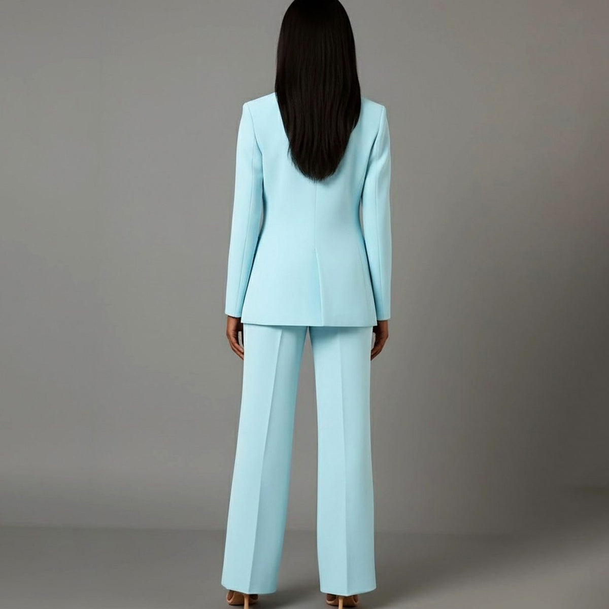 Fitted Long Sleeve Matching Set