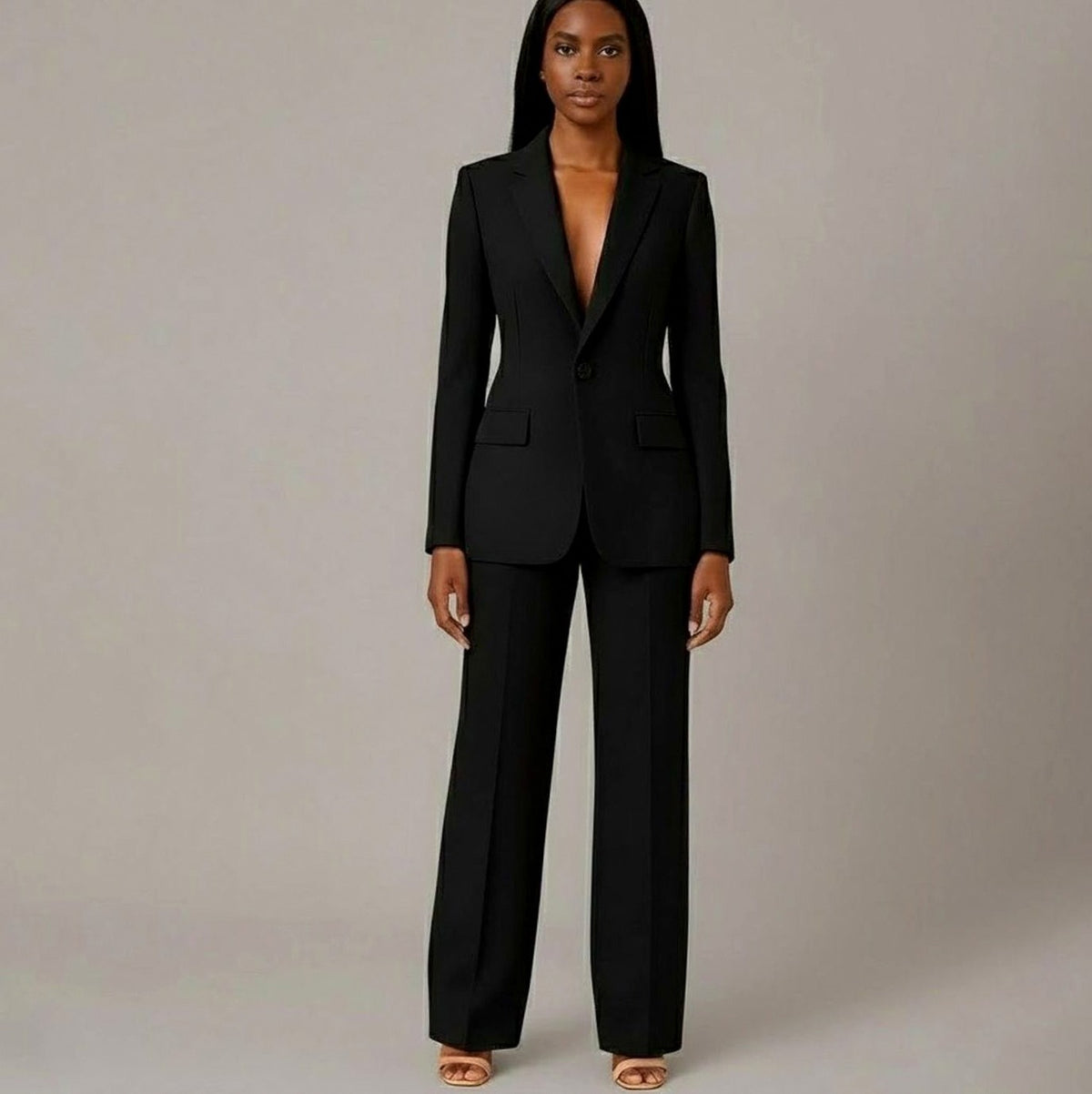 Fitted Long Sleeve Matching Set