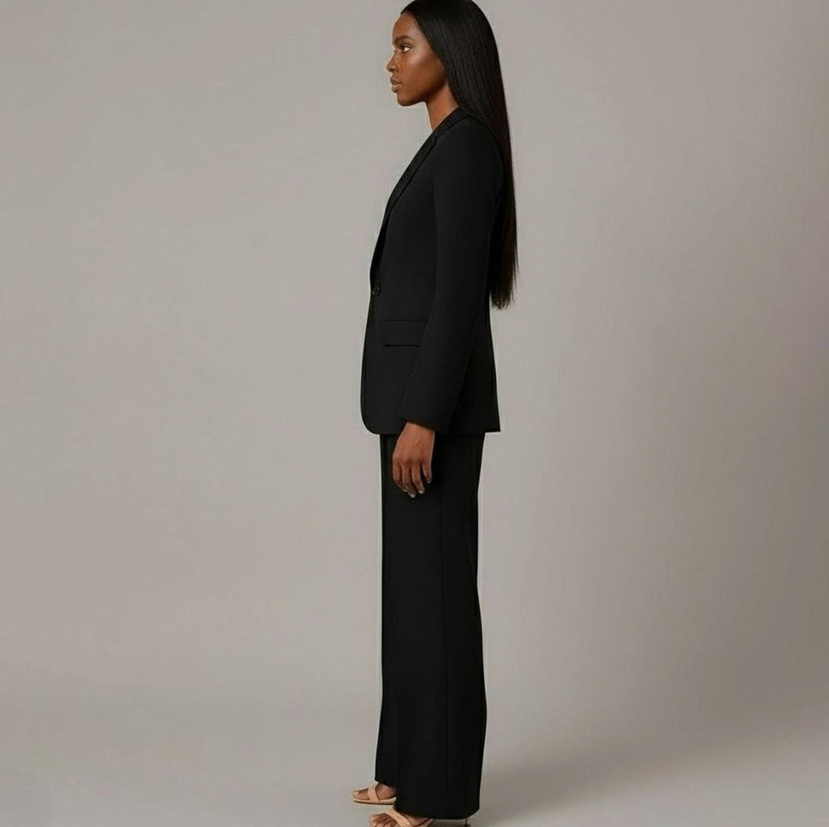 Fitted Long Sleeve Matching Set