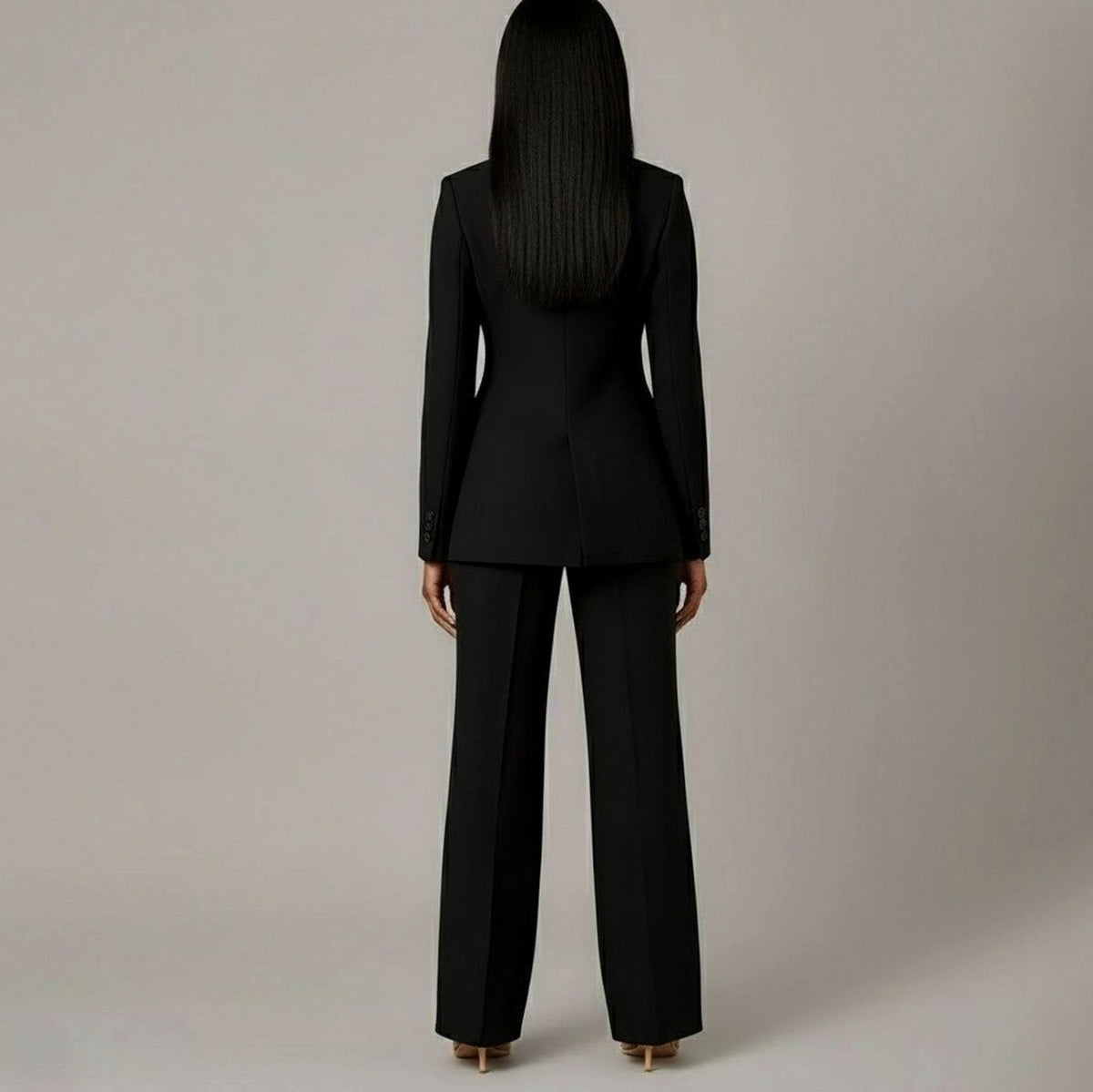 Fitted Long Sleeve Matching Set