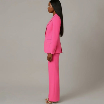 Fitted Long Sleeve Matching Set