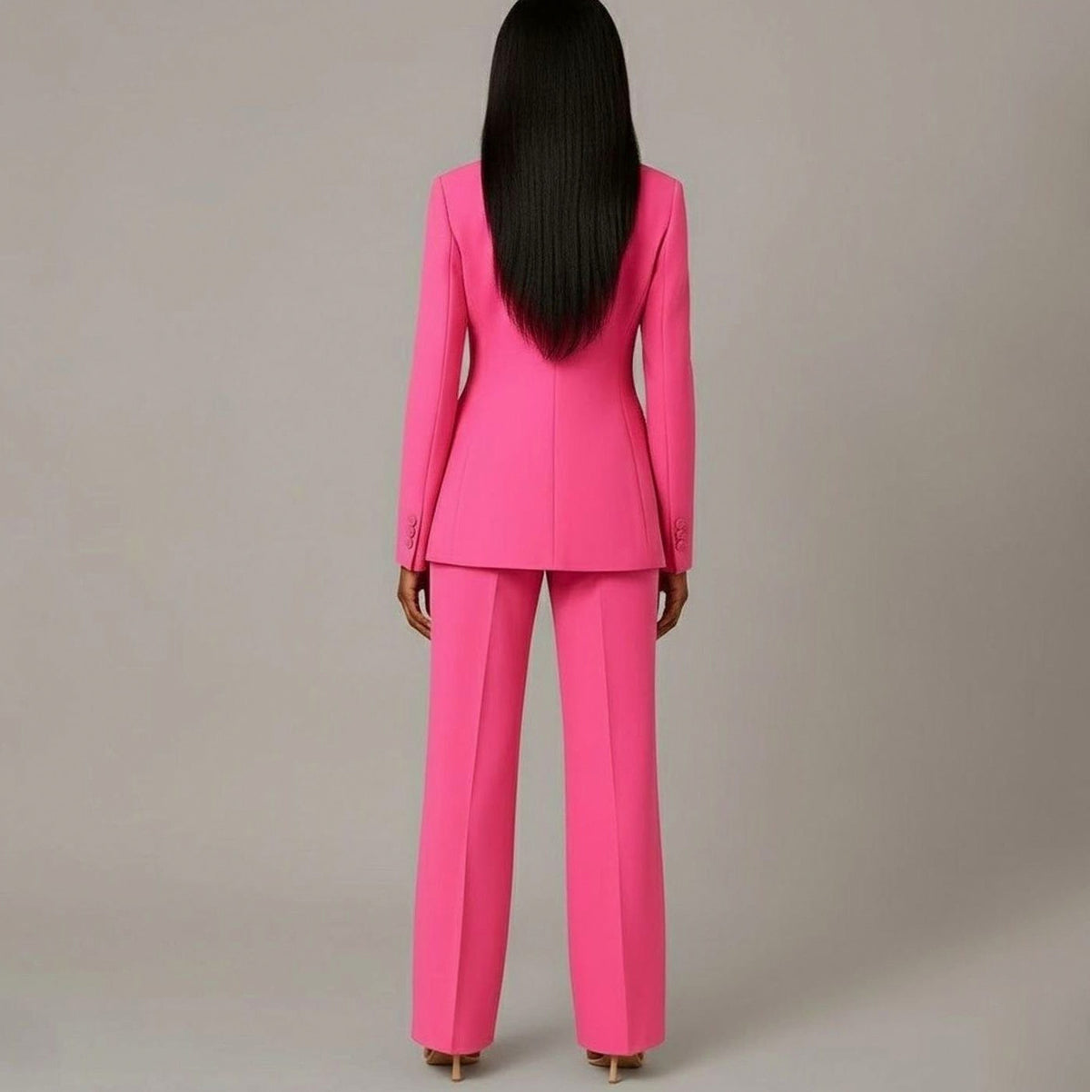Fitted Long Sleeve Matching Set
