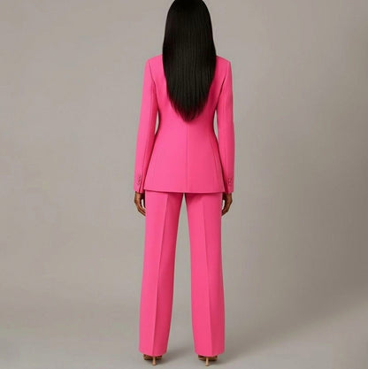 Fitted Long Sleeve Matching Set