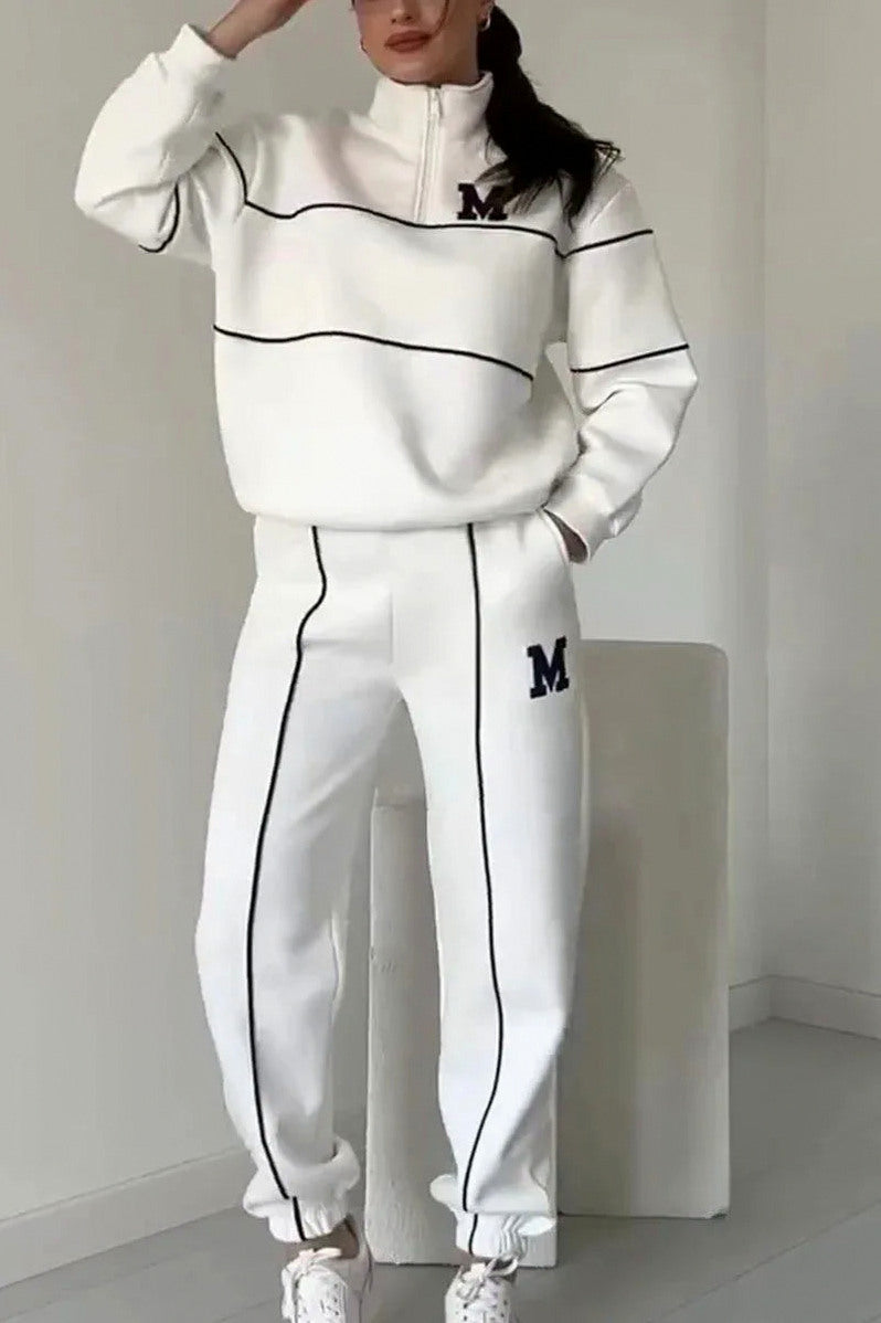 Fleece Half Zip Two Piece Set