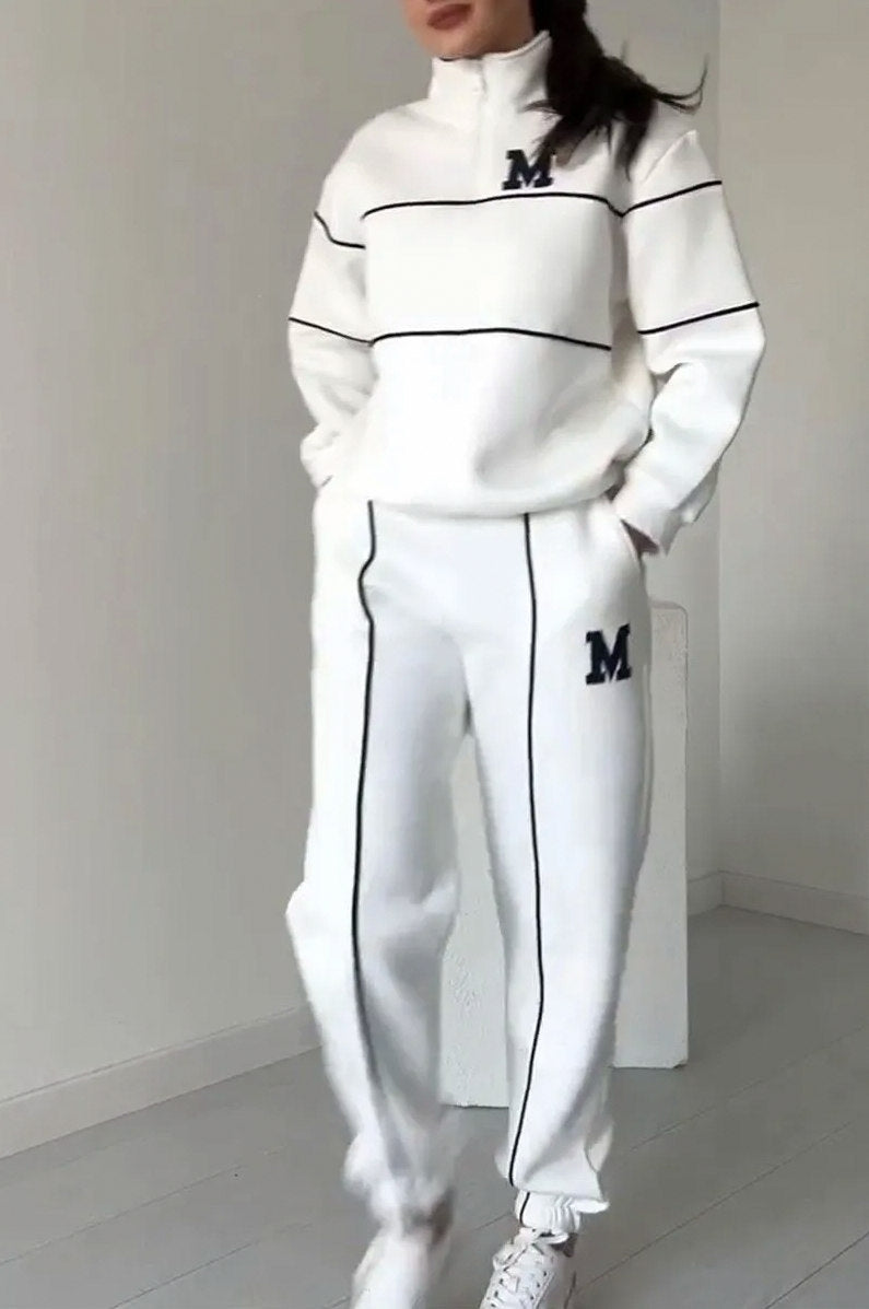 Fleece Half Zip Two Piece Set