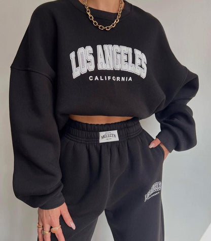 Graphic Crewneck Oversized Sweatshirt