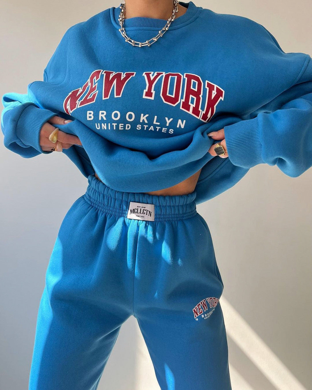 Graphic Crewneck Oversized Sweatshirt
