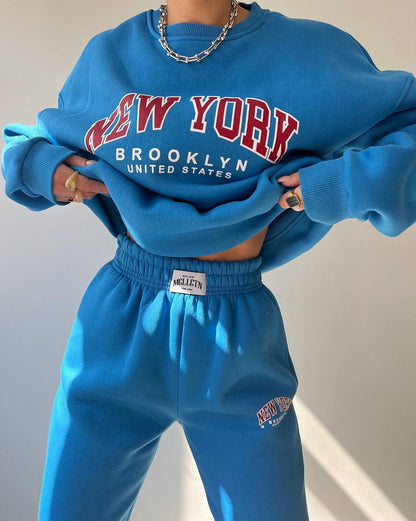 Graphic Crewneck Oversized Sweatshirt