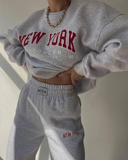 Graphic Crewneck Oversized Sweatshirt