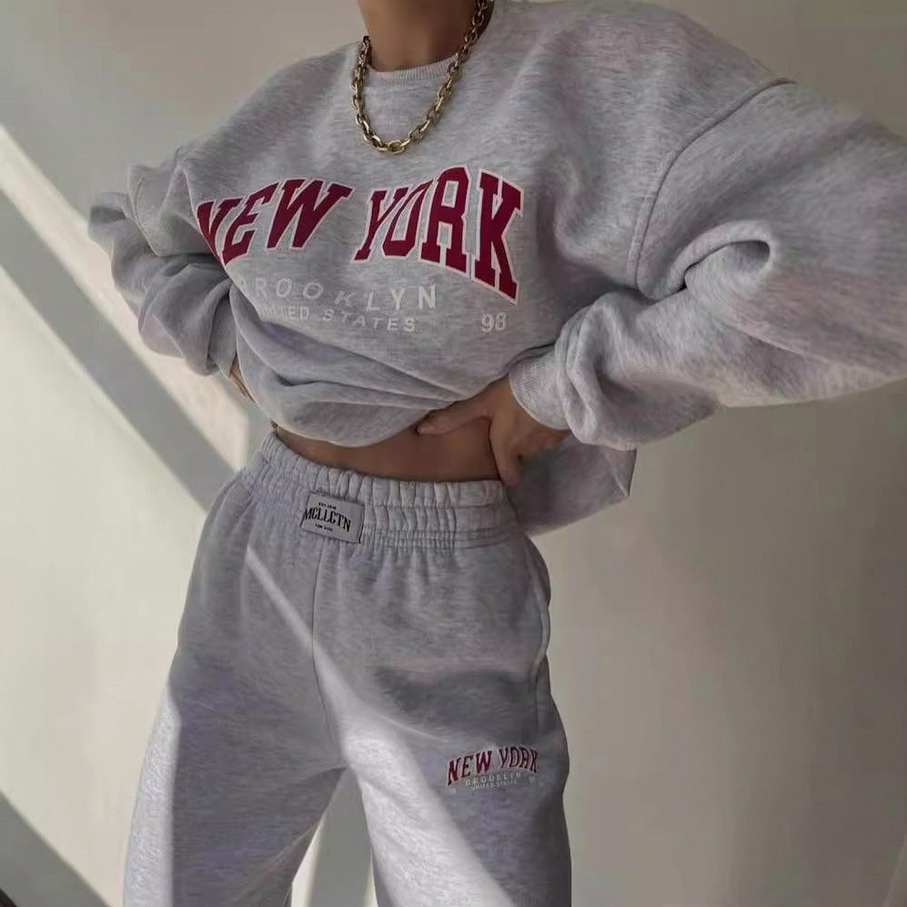 Graphic Crewneck Oversized Sweatshirt