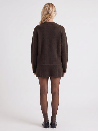 Knit Crewneck Long Sleeve Matching Set