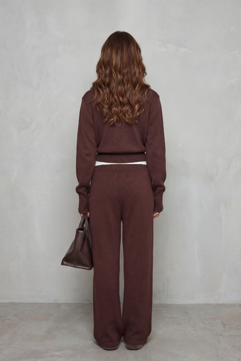 Knit Long Sleeve Matching Set
