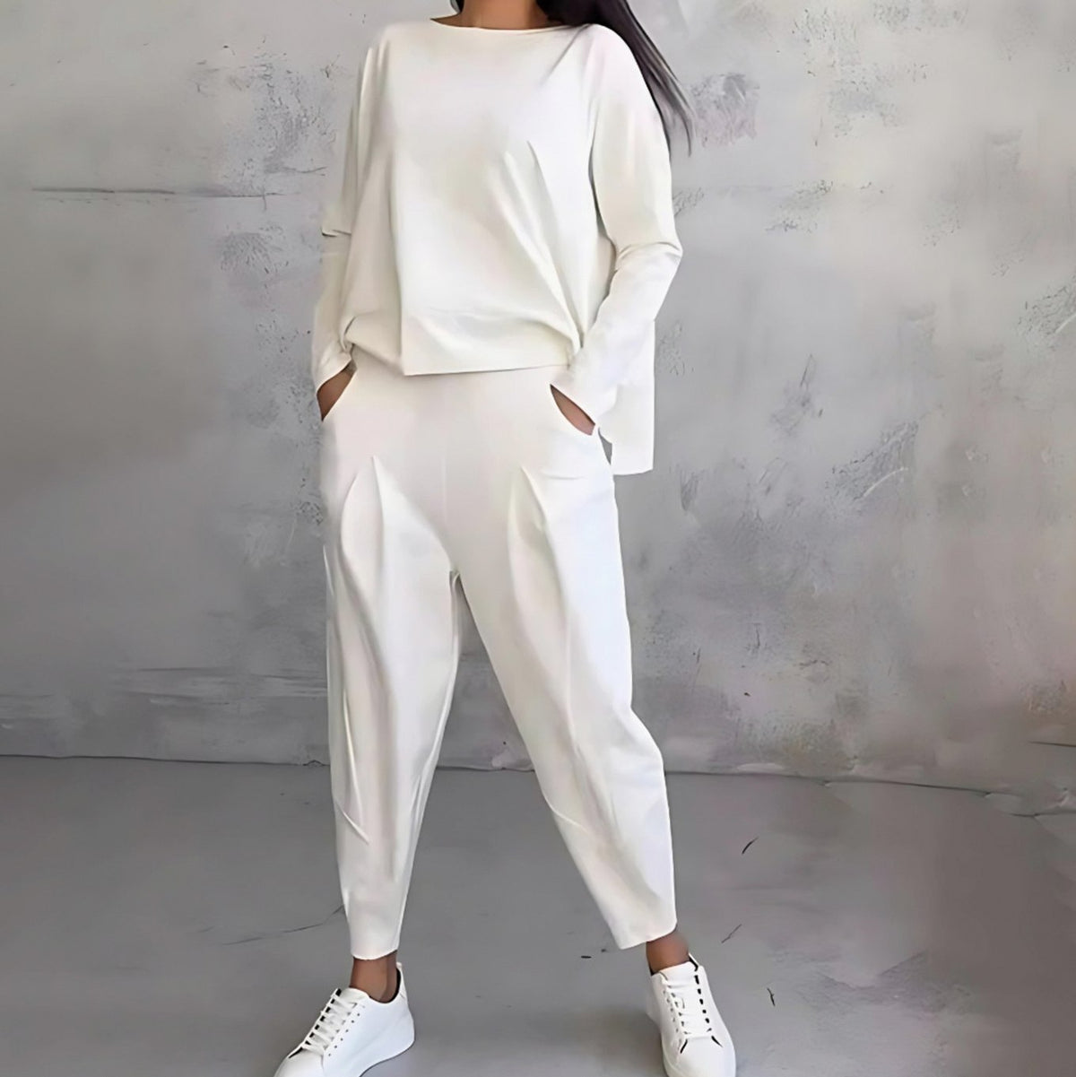Long Sleeve Relaxed Pants Set
