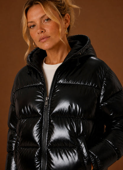 Quilted Hooded Puffer Jacket