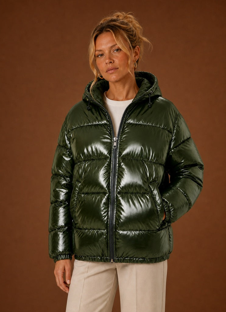 Quilted Hooded Puffer Jacket