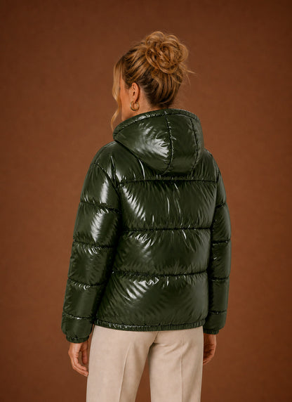 Quilted Hooded Puffer Jacket