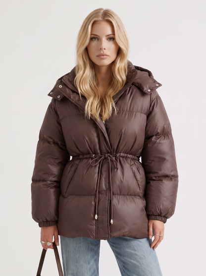 Quilted Long Sleeve Puffer Jacket