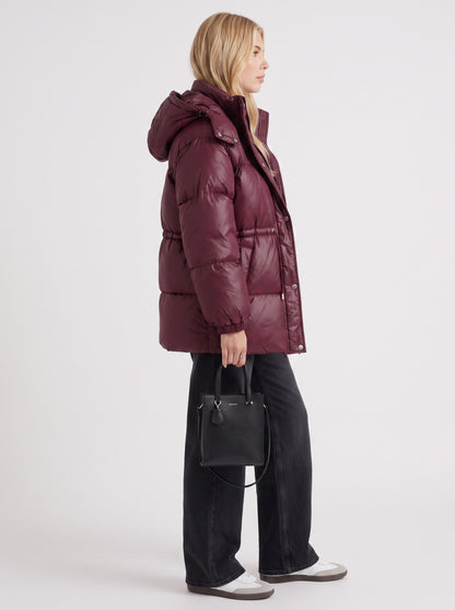 Quilted Long Sleeve Puffer Jacket
