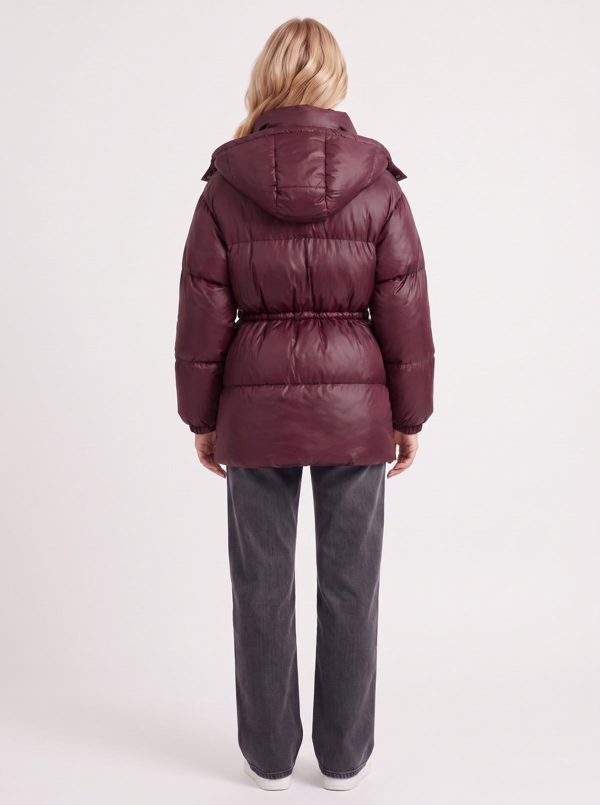Quilted Long Sleeve Puffer Jacket