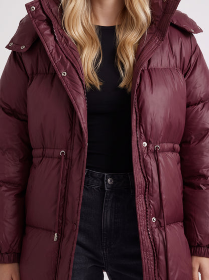 Quilted Long Sleeve Puffer Jacket