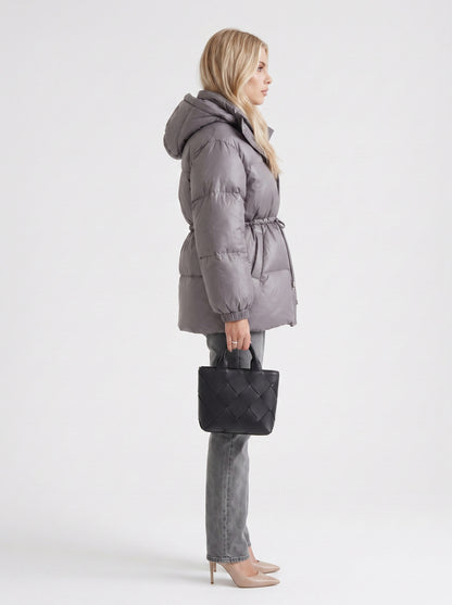 Quilted Long Sleeve Puffer Jacket