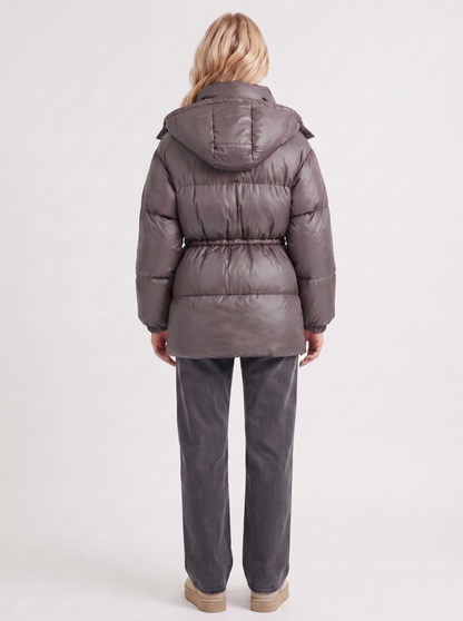 Quilted Long Sleeve Puffer Jacket