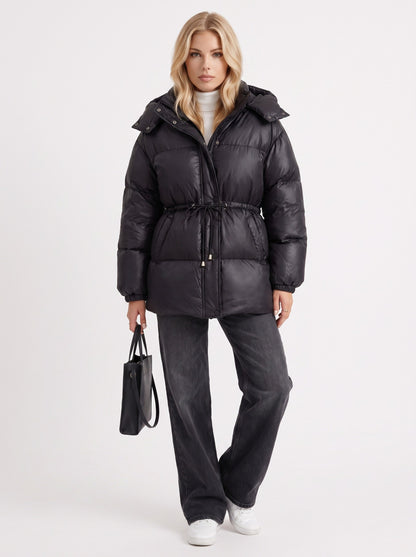 Quilted Long Sleeve Puffer Jacket