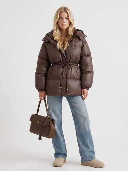 Quilted Long Sleeve Puffer Jacket
