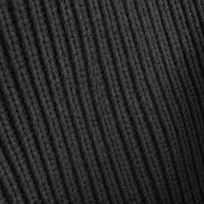 Ribbed Knit Turtleneck Mini Sweater Dress