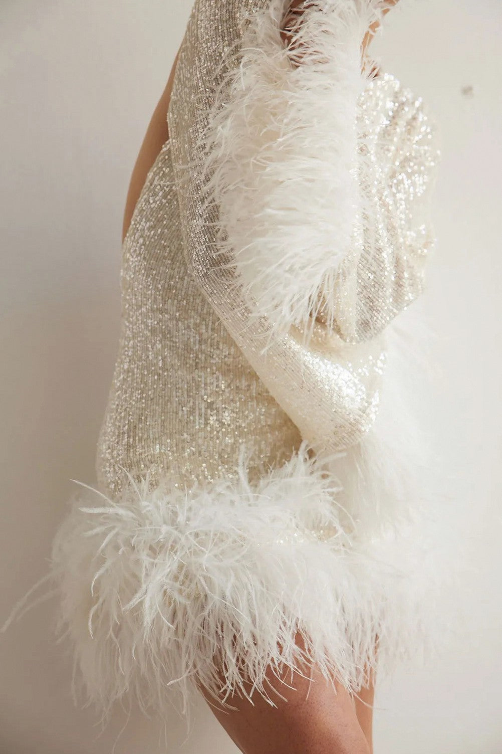 Sequin Long Sleeve Mini Dress