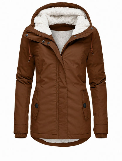 Sherpa Lined Hooded Parka Jacket