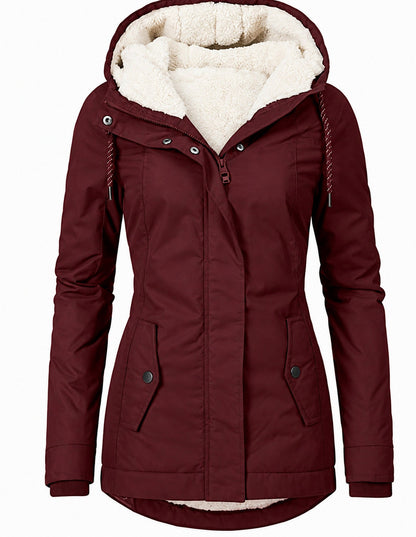 Sherpa Lined Hooded Parka Jacket