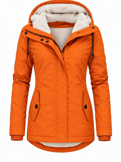 Sherpa Lined Hooded Parka Jacket