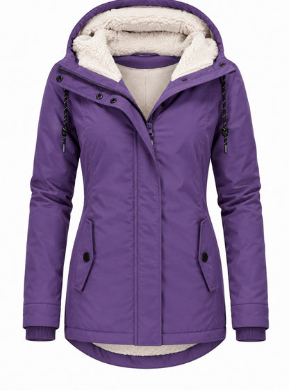 Sherpa Lined Hooded Parka Jacket
