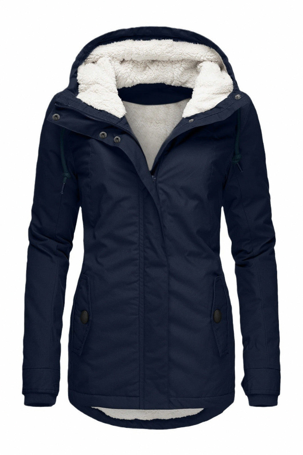 Sherpa Lined Hooded Parka Jacket